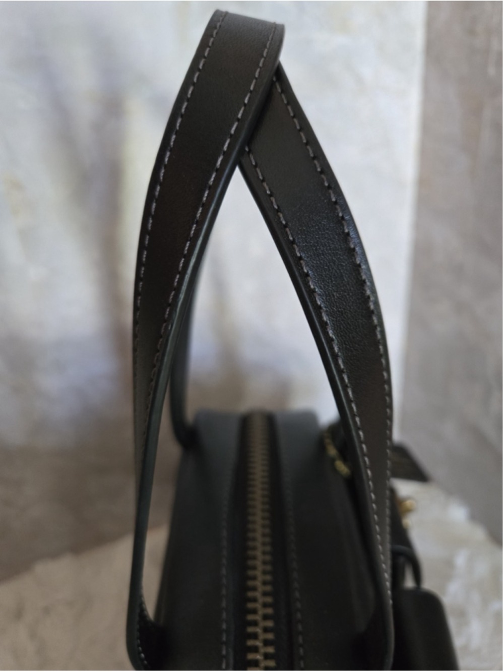NWOT Coach Originals Black Twin Turnlock Bag 20 Small Leather Satchel - Picture 11 of 14